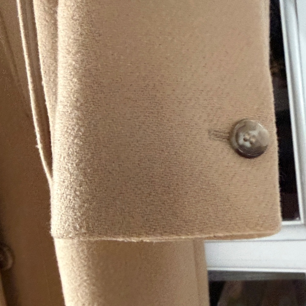 Reiss Camel Italian Fabric Coat US Size 4 UK Size 8 - Picture 3 of 5